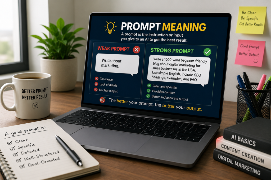 Prompt Meaning : What Is a Prompt in AI? A Beginner's Guide (2026)