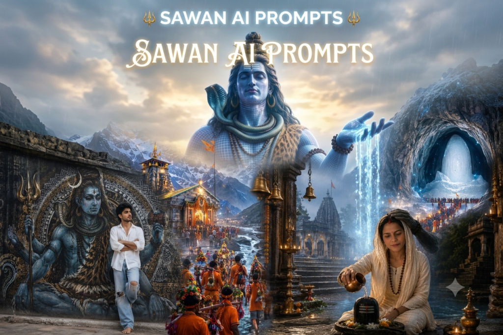 5 Best Sawan AI Photo Prompts (2026) for ChatGPT & Gemini – Create Stunning Lord Shiva Devotional Images
