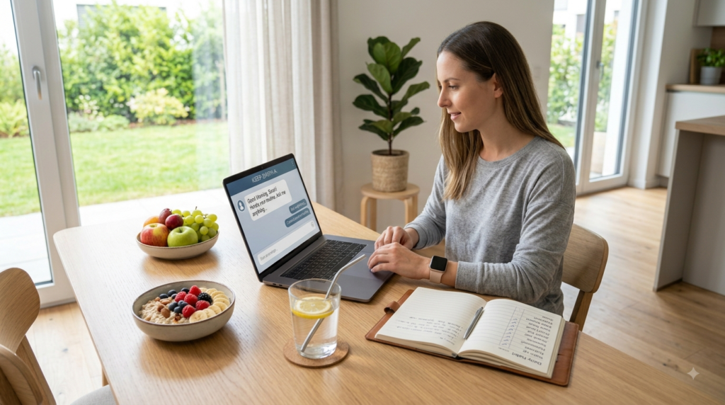 healthy lifestyle prompts for ChatGPT
